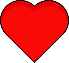 Heart Vector icon that can easily modify or edit

