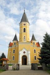 Fototapeta na wymiar Parish Church of the Annunciation of the Virgin Mary in Velika Gorica, Croatia