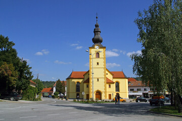 Fototapeta na wymiar Church of the Assumption of the Virgin Mary in Zlatar, Croatia