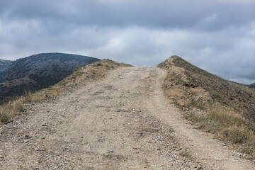 Dirt road in the mountains