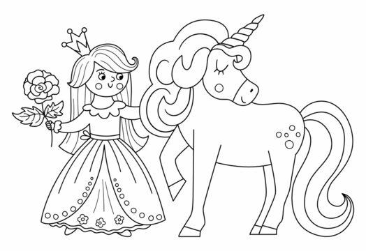 Simple Unicorn Line Drawing - Unicorn Pattern, Free