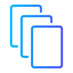 copy file gradient icon