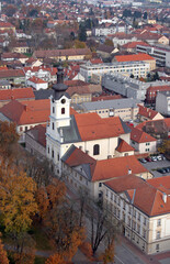 Obraz premium Cathedral of Saint Teresa of Avila in Bjelovar, Croatia
