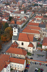 Obraz premium Cathedral of Saint Teresa of Avila in Bjelovar, Croatia