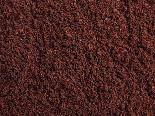 ground coffee macro texture