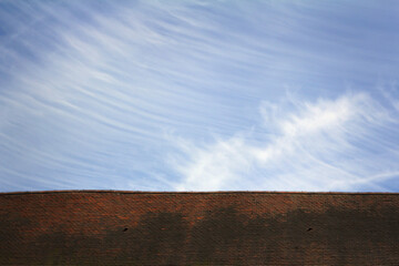 sky and roof in Brugge