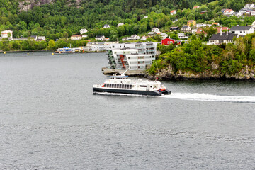 Panoramic view of Bergen, Norway