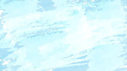 Abstract watercolor vector grunge texture background with sky color, watercolor vector brush stock.