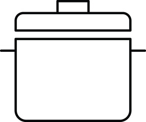 Pressure Cooker Vector icon that can easily modify or edit

