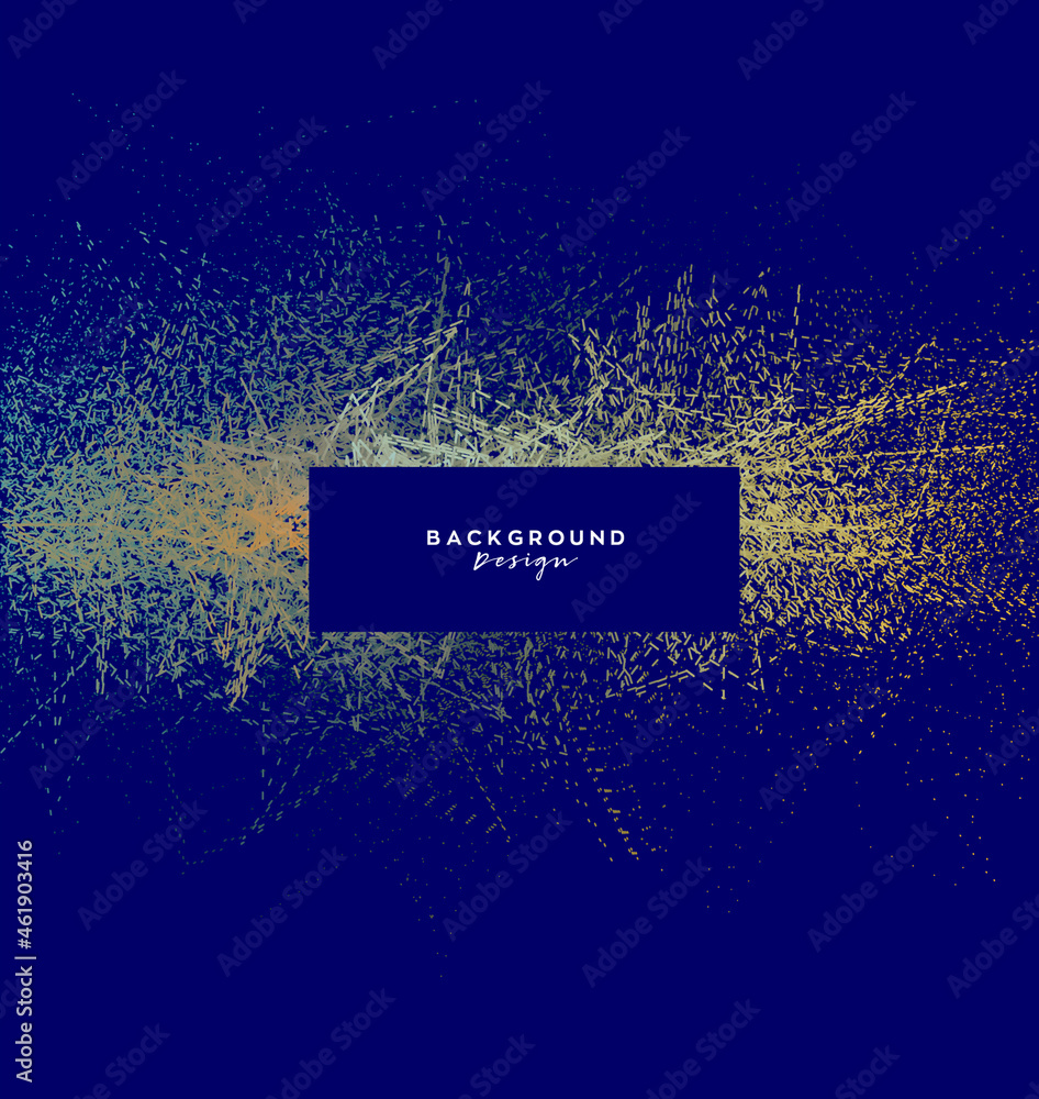 Aufkleber abstract wavy emitted particle background. conceptual element design template. modern vector illustr