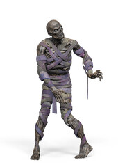 mummy is looking for someone on white background