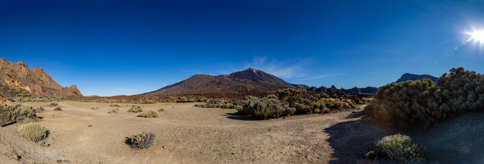 Panorama Pico del Teide auf Teneriffa Spanien 