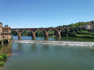 Bridge of Albi in France which spans the Tarn river
