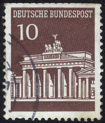 Postage stamps of the German Democratic Republic. Stamp printed in the German Democratic Republic. Stamp printed by German Democratic Republic.