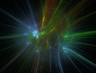 Imaginatory fractal abstract background Image