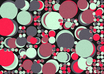Abstract Geometric Pattern generative computational art illustration