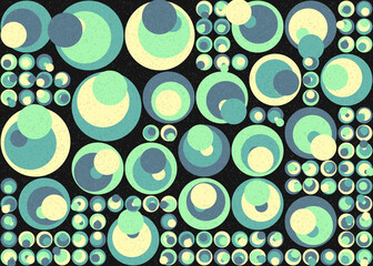 Abstract Geometric Pattern generative computational art illustration