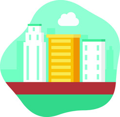Buildings Isolated Vector icon which can easily modify or edit

