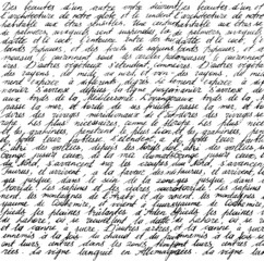 Handwritten text digital paper seamless pattern - obrazy, fototapety, plakaty