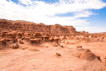 landscape on the Goblin state park in the united states of america