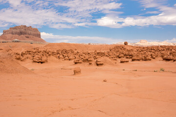landscape on the Goblin state park in the united states of america