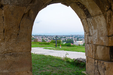 Fototapeta premium beautiful view of Kutaisi from Ukmerioni hill
