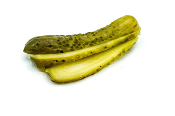 Gherkin isolated on white background
