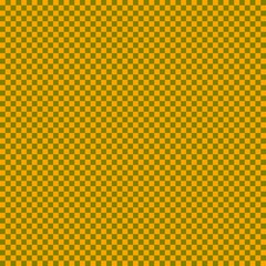 Checkerboard with very small squares. Olive and Orange colors of checkerboard. Chessboard, checkerboard texture. Squares pattern. Background.