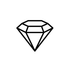 diamond on white background