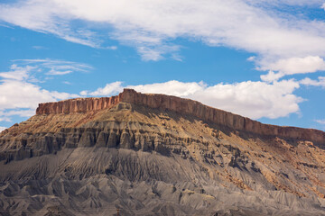 Fototapeta na wymiar on the road Scenic Byway in Capitol Reef National Park in United States of America
