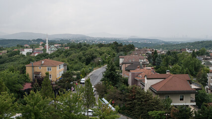 Fototapeta na wymiar Houses & homes view, Properties in Istanbul Turkey