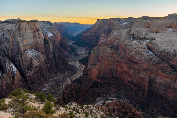 zion sunset