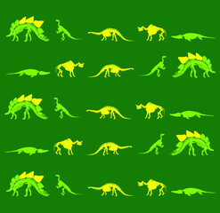 seamless pattern with lizard