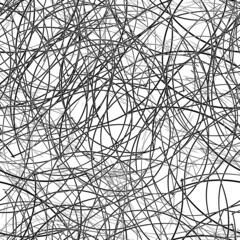 Obraz premium Seamless abstract black and white lines background