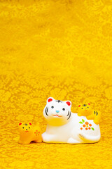 2022年の干支は壬寅（みずのえ・とら）虎　寅年の年賀状素材