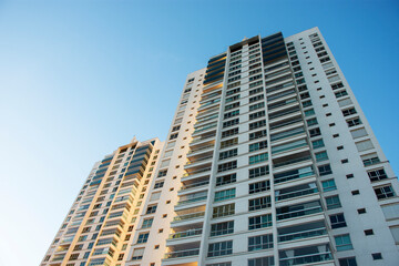 Fototapeta na wymiar residential buildings - high resolution image