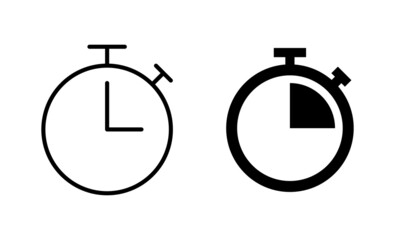 stopwatch icon. Timer sign and symbol. Countdown icon. Period of time