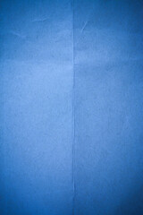 Blue recycled paper background.