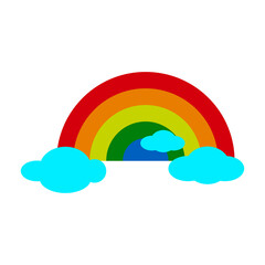 Color Rainbow icon illustration