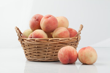 복숭아,과일,신선,여,름오브젝트,음식,잎