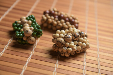 bio jewerly, biojoias from amazon wooden necklace