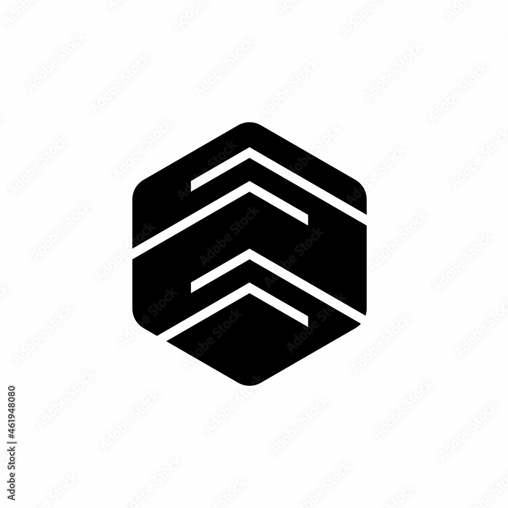 Poster amazing hexagon with line modification image graphic icon logo design abstract concept vector stock.