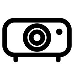 icon vector projector outline style