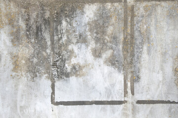 Dirty Wall Grunge Background Texture with Square Tape Traces / 四角いテープ跡がある汚れた壁のグランジ背景テクスチャ