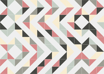 Abstract Geometric Pattern generative computational art illustration