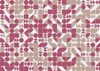 Abstract Geometric Pattern generative computational art illustration