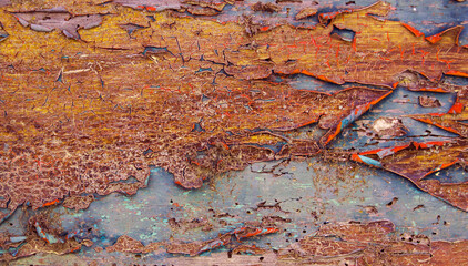 weathered textured surface detail of old wooden surface