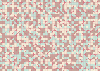 Abstract Geometric Pattern generative computational art illustration