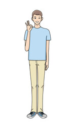 30代男性全身　OK