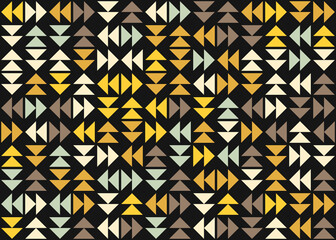 Abstract Geometric Pattern generative computational art illustration